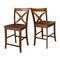 International Concepts Vineyard Counter Height Stool, 24" Seat Height, Espresso S581-142 - alternate 6